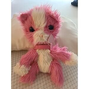 Scruff A Luvs Pink Kitty Pink Cat Plush 9" Stuffed Animal Toy Little Live Pets